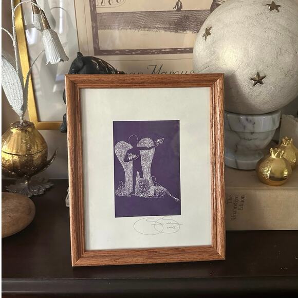 Signed numbered framed Print by Susan M. Sablon 2003, A Message of Faith 11x9” - Picture 6 of 14